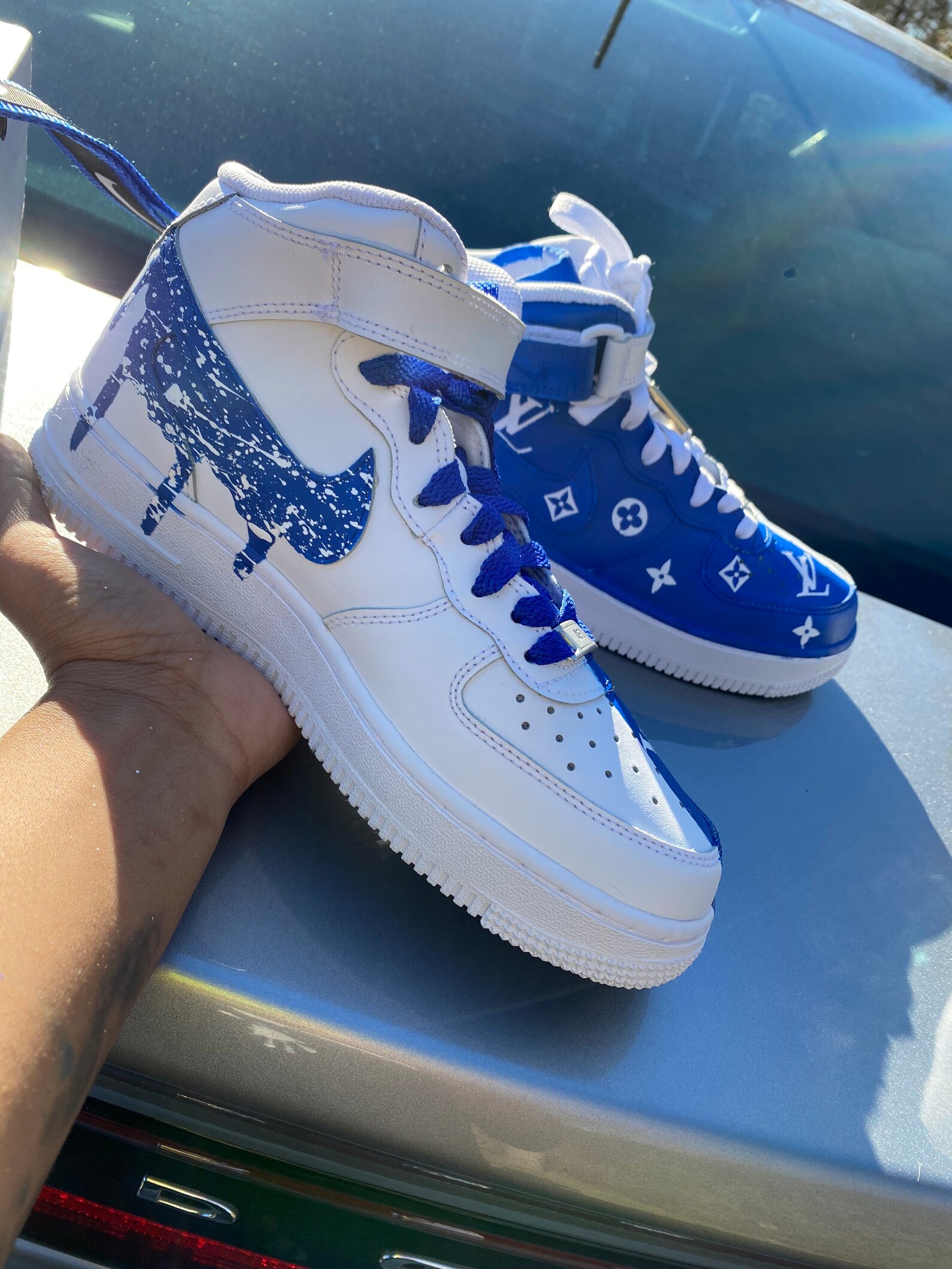vuitton air force ones