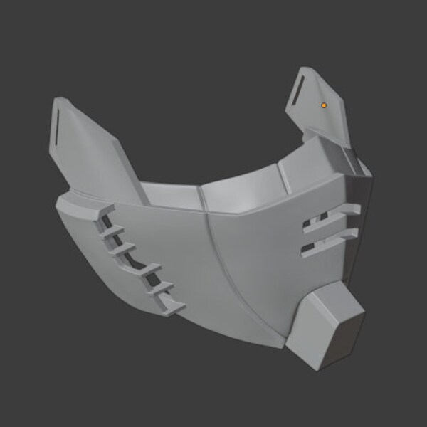 3d model Gundam RX78 Mask Custom