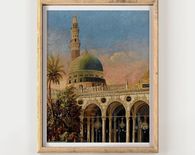 Al Masjid an Nabawi ﷺ - Unframed Artwork (A2, A3, A4 & A5)