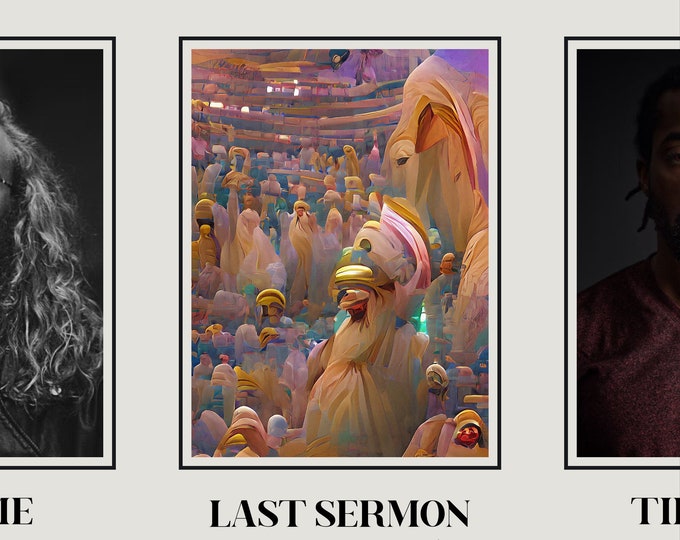 The Last Sermon - Unframed Artwork (A3, A4 & A5)