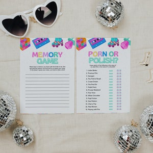 90s Bachelorette Game Bundle, Funny Printable Games for Retro Party, Nostalgic Bach to the 90s, 80s or Y2K 2000s Millennium Theme, BRITNEY image 7