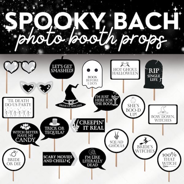 Halloween Bachelorette Party Printable Photo Booth Props for Spooky Bride or Die Hen Party, Death Do Us Party Selfie Station Pictures, RAVEN