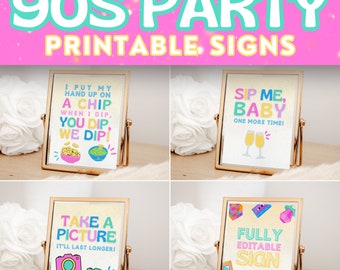 90s Party Decorations 90s Party Signs, Back to the 90s Theme Party Decor, Retro 90s Bachelorette 90s Birthday Party 90s Posters, BRITNEY