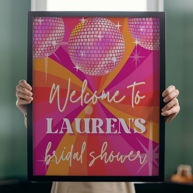 disco bridal shower decorations