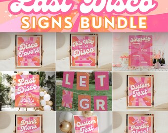 Last Disco Bachelorette Decorations Disco Decor Bachelorette Party Disco Hen Party, 70s Bachelorette Disco Ball, Groovy Bachelorette, ANNA