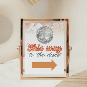 70s Party Decorations for Retro Bachelorette or Birthday, Dazed & Engaged Last Disco Theme Decor, Groovy Hippie Bach Party or Hen Party FAYE