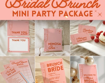 Bridal Shower Brunch with the Bride Brunch Bundle, Champagne Brunch Bridal Shower Brunch and Bubbly Bridal Brunch Shower Bubble Brunch CORA