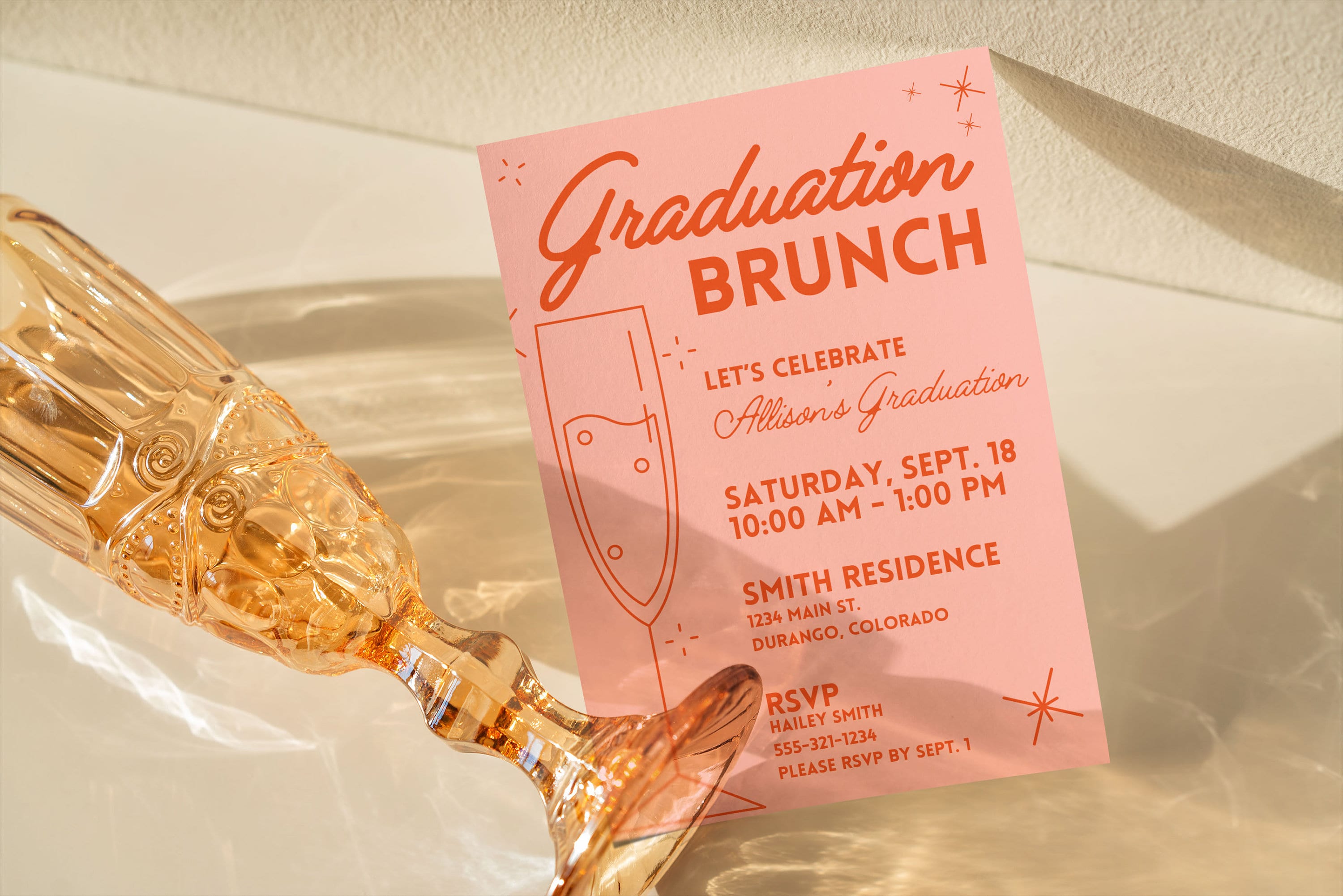 Grad Lunch Invite Graduation Bruch Invitation Graduation Brunch Invitation Idea | TikTok