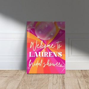 disco decor bridal shower