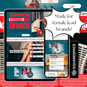 Squarespace 7.1 Website Template, Marketing, Branding, Coaching, Female, Service-Based, Social Media Manager Template, Creative Agency, Blog