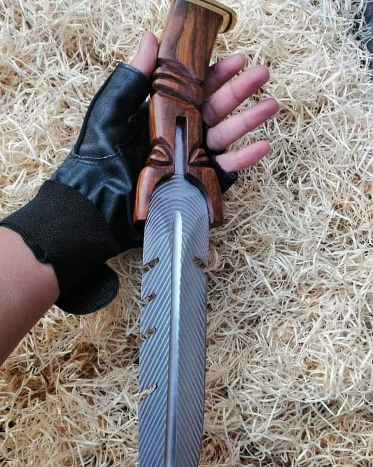 Custom Handmade Knife Leaf Shape Knife Best Gift to Give Etsy