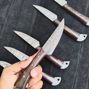 Beautiful handmade steak knife, custom handmade  damascus steel steak knife, birthday gift.