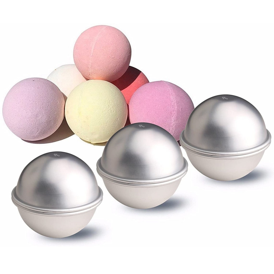 Stainless Steel Bath Bomb Mold Make Bath Bombs as You per Etsy