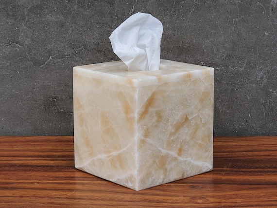 Daisy Seta Beige Scatola rettangolare per fazzoletti di carta Foglizzo 1921