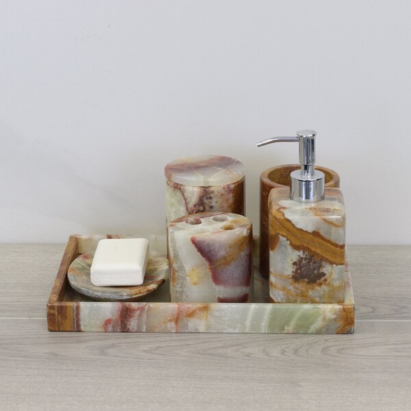 Stone Bathroom Accessories - Etsy