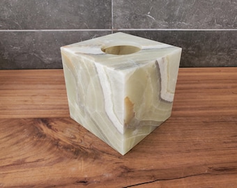 ヴィンテージ オニキス 小物入れ、ジュエリーボックス、グリーンの模様