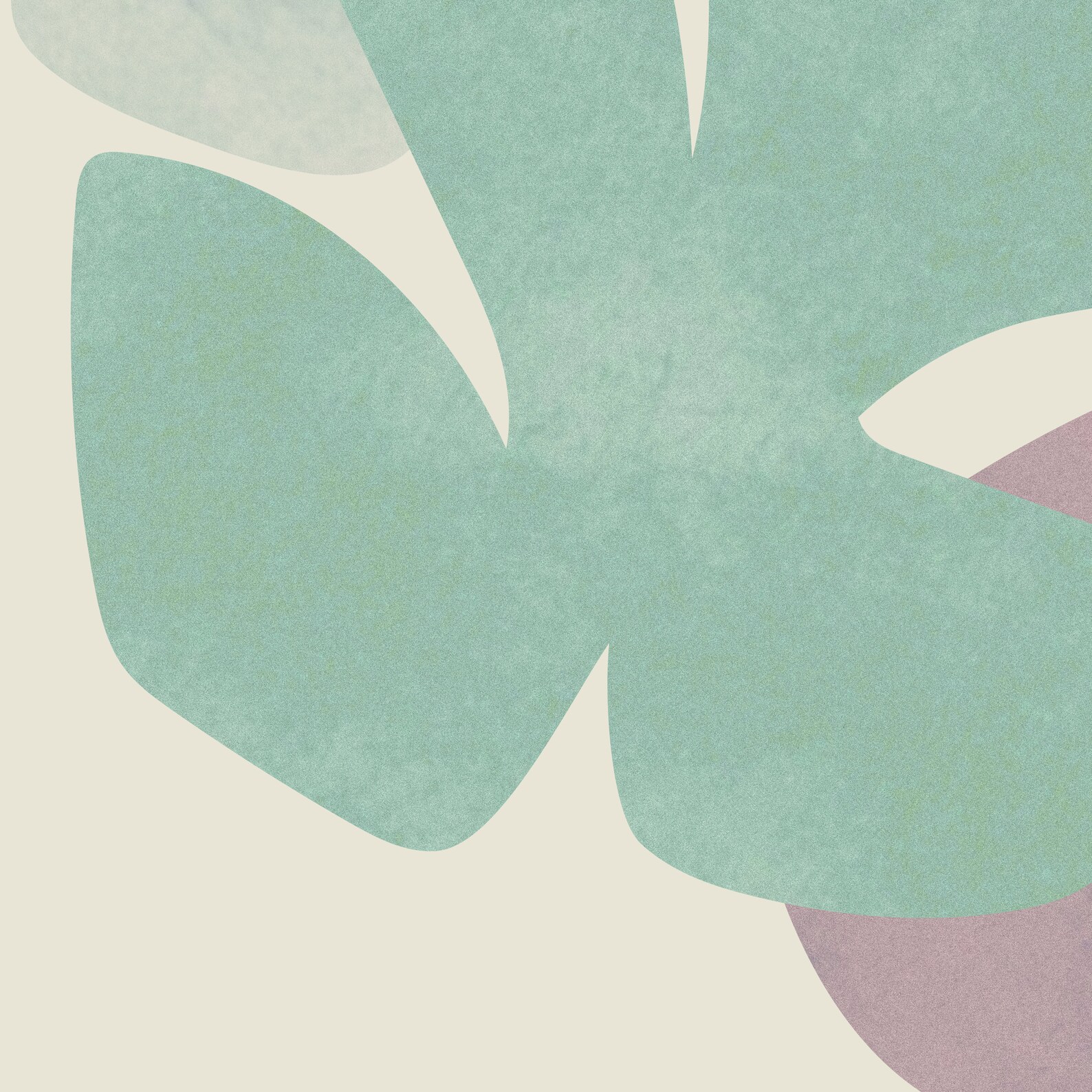 Abstract Leaf Print Boho Leaf Print Leaf Pattern Botanical Etsy