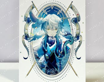 HONKAI STAR RAIL Sunday - Anime & Manga Art Illustration Postcard Mini Print