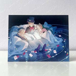 GENSHIN IMPACT Lyney、Lynette、Freminet - アニメ＆マンガアートイラストポストカードミニプリント