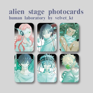 ALIEN STAGE: Human Laboratory Photocards - Mizi, Sua, Ivan, Till, Hyuna, Luka, Illustrated Photocards