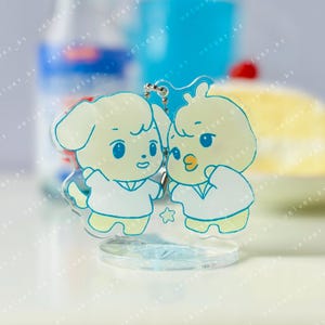 ATEEZ Yunho und Mingi Aniteez Acryl Aufsteller Taschenanhänger