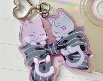 ATEEZ Aniteez Wooyoung and San - Woosan Kpop Acrylic Bag Charm