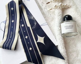 GENSHIN IMPACT 100% Silk Ribbon Scarf - Albedo