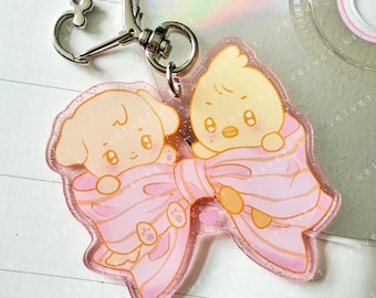 ATEEZ Aniteez Yunho & Mingi - Yungi Kpop Acrylic Bag Charm