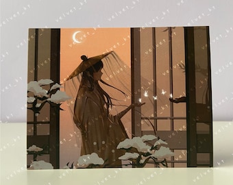 Heaven's Official Blessing - HuaLian Winter- Danmei, Boys Love Art Illustration Postcard Mini Print
