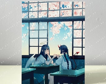 Original Art: Devil's Promise - Anime & Manga Art Illustration Postcard Mini Print
