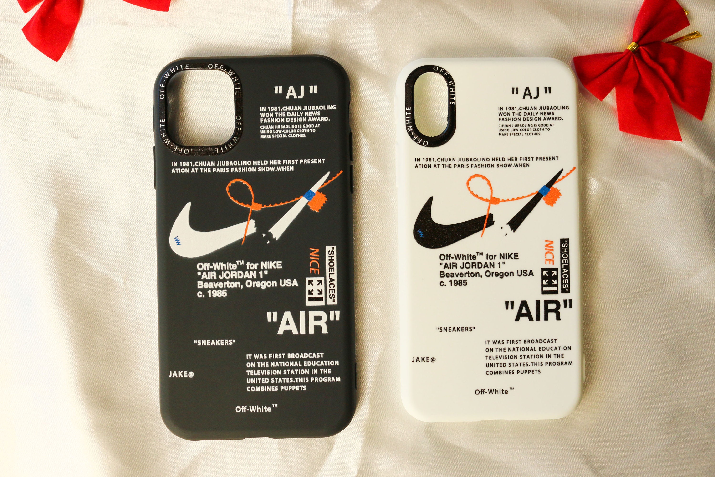 Off-White × Nike Creativity design Tpu iPhone 7 8 Plus XR X XS SE 11 …
