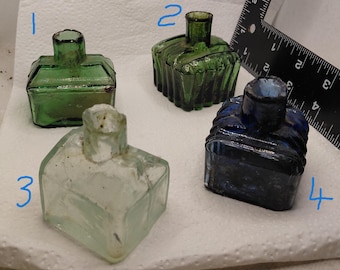 Mixed group of Victorian Ink & Gum bottles K