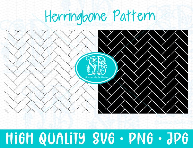 Herringbone Pattern Svg Png Jpg Seamless Herringbone Pattern Etsy