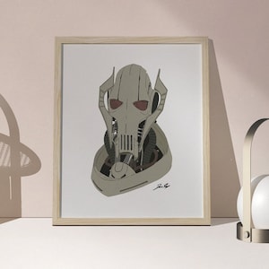 General Grievous Bust Print - Digital Download