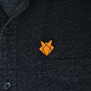 Fox Enamel Pin