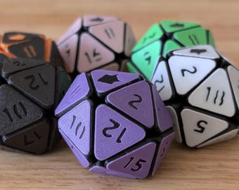 Squishy D20 Fidget Toy - Dungeons and Dragons, DND, TTRPG, Role Playing Games