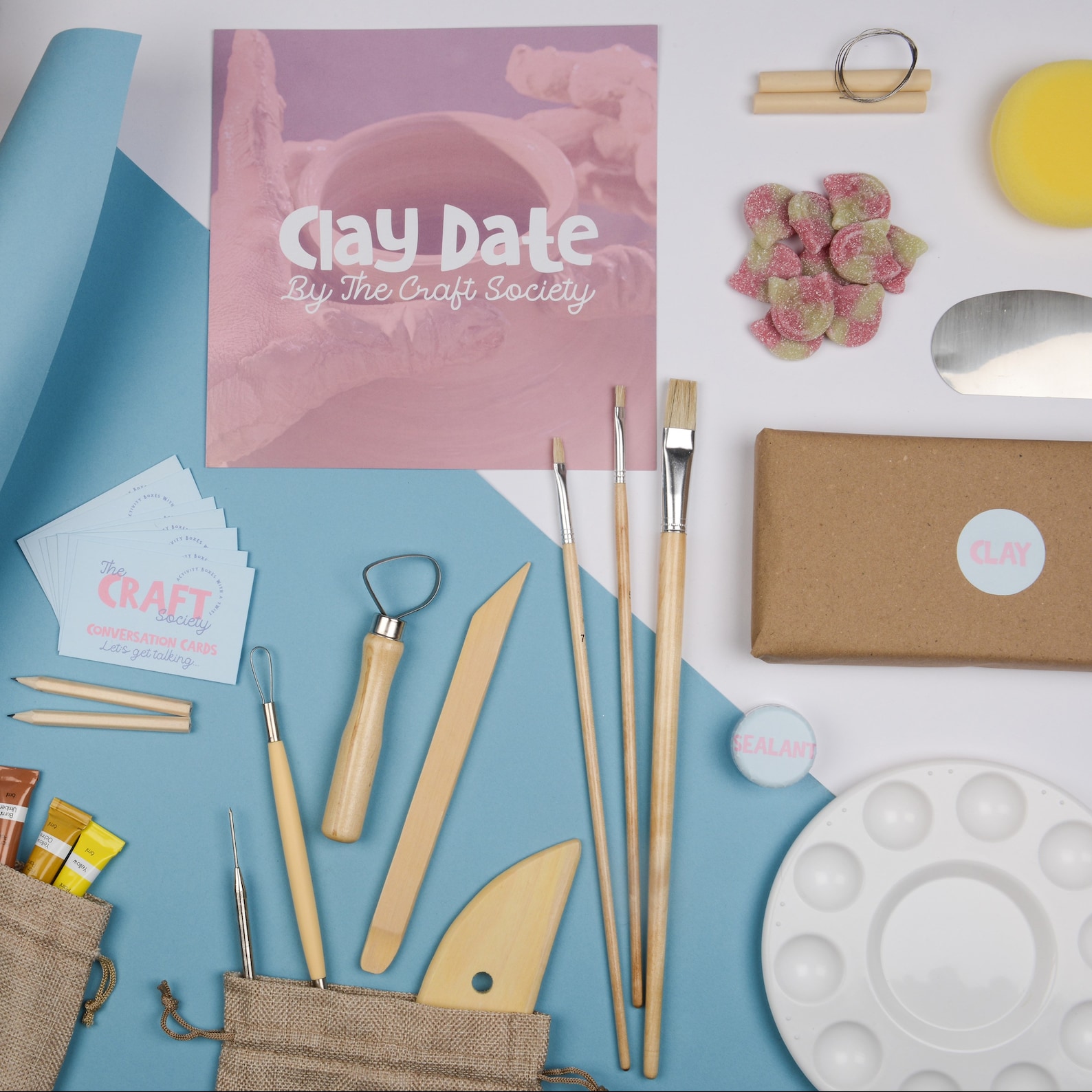 Pottery Date Night Box for Two and Conversation Cards 9th Etsy