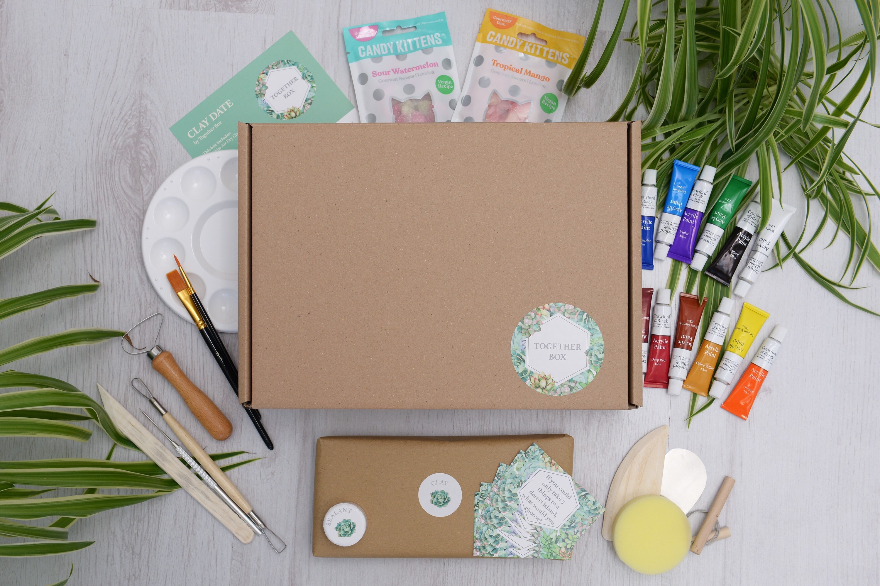 Pottery Sculpting Date Night Box & Conversation Cards Gift Etsy