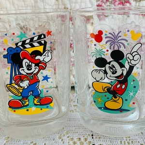 McDonalds Walt Disney 2000 Collectable Glasses (set of 2)