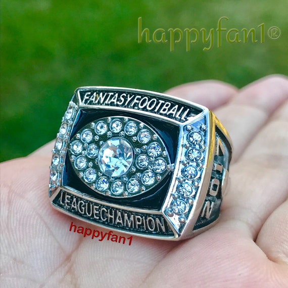 2017 Fantasy Football Championship Ring Winner Trophy Size - Etsy