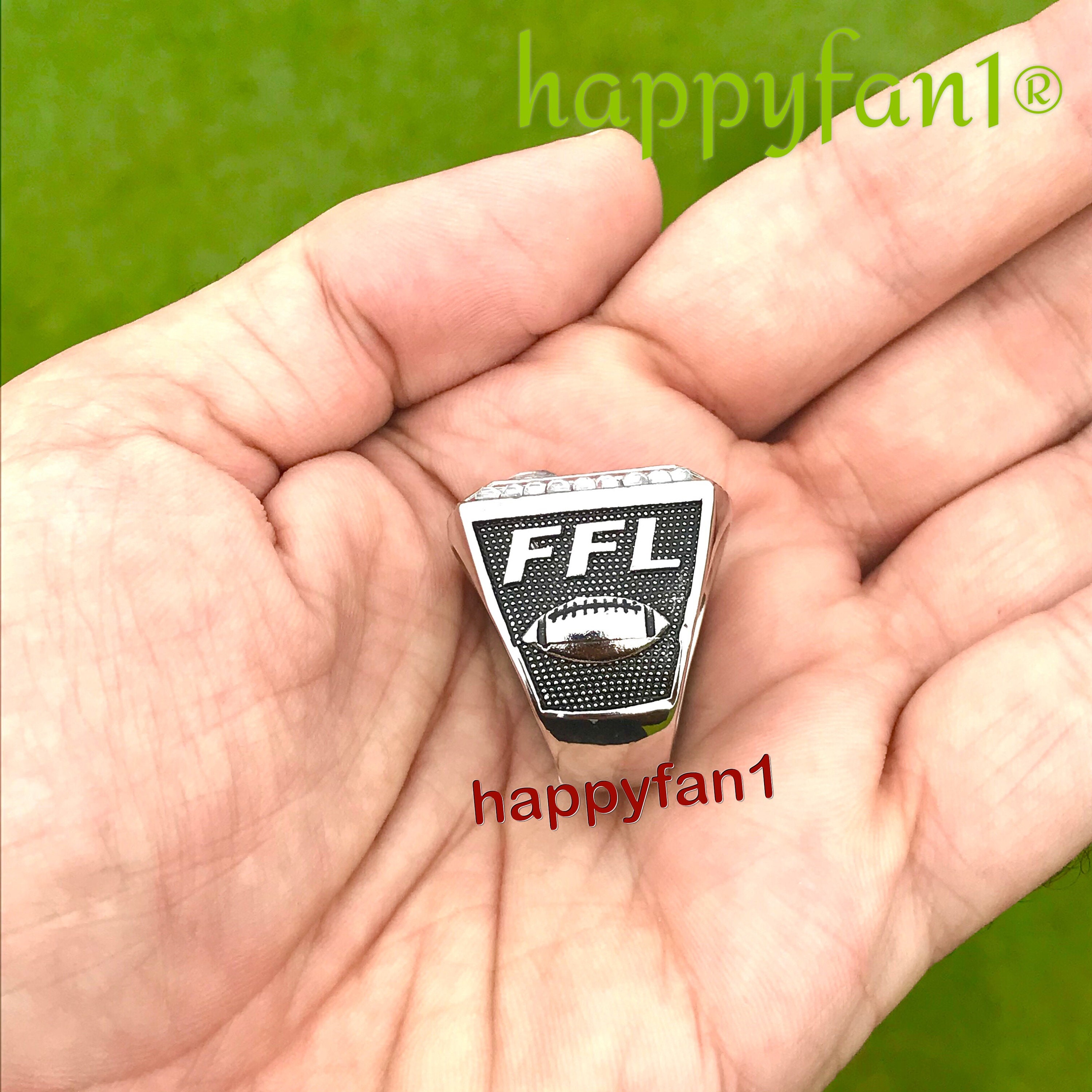 NO YEAR Fantasy Football Championship Ring Winner Trophy Size Etsy