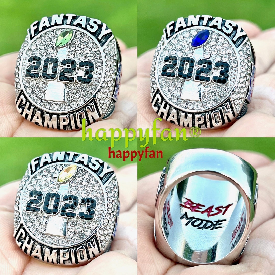 2023 Fantasy Football Championship Ring Combo Champion Runner