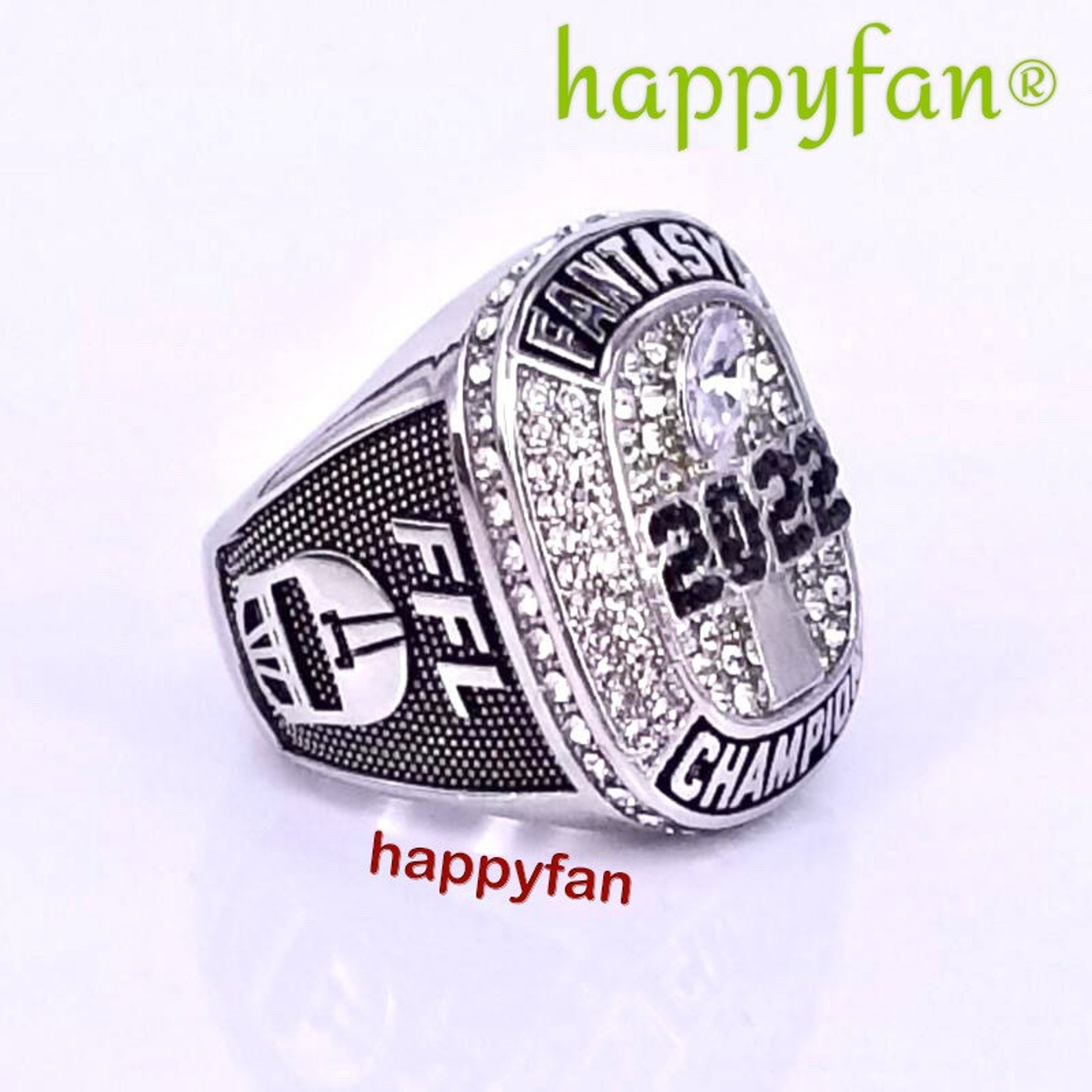 2022 Fantasy Football Championship Ring FFL Trophy Size 814 Etsy