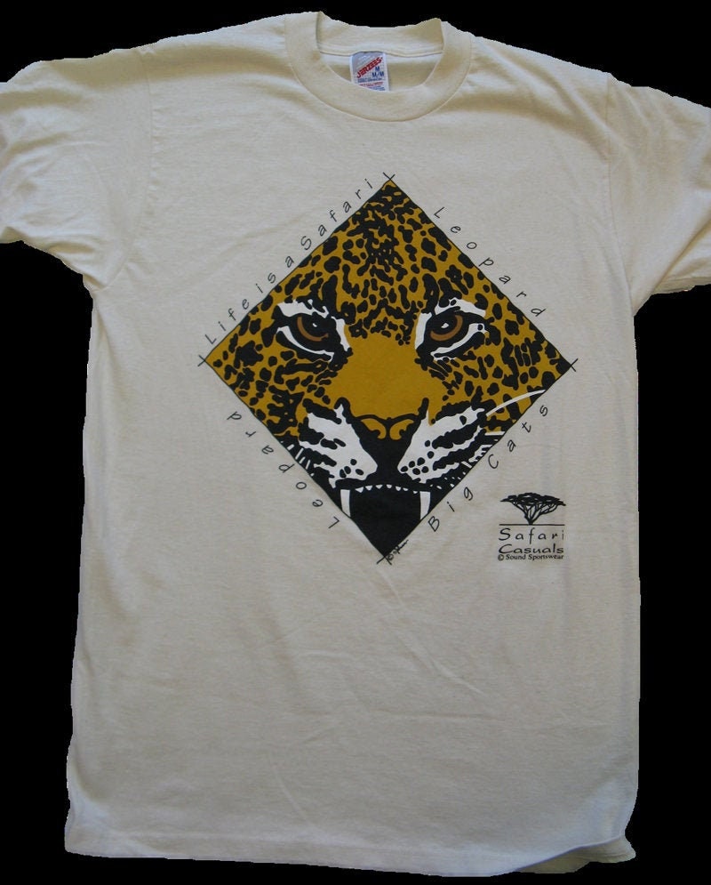 Leopard Leopard mens Tshirt Leopard Tshirt Leopard Etsy