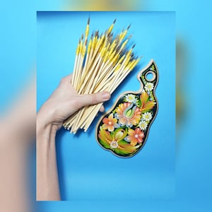 Do you want to learn how to paint the Petriukivka painting?  
You will need special brushes.  And even better - a set of brushes made of cat's hair for painting in the technique of Petrykivka painting.