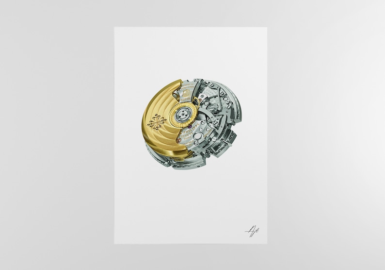 Patek Philippe klocka, väggkonst/poster/tryck bild 7