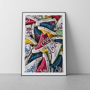 Kith x Coca-Cola Sneaker Wall Art/Poster/Print