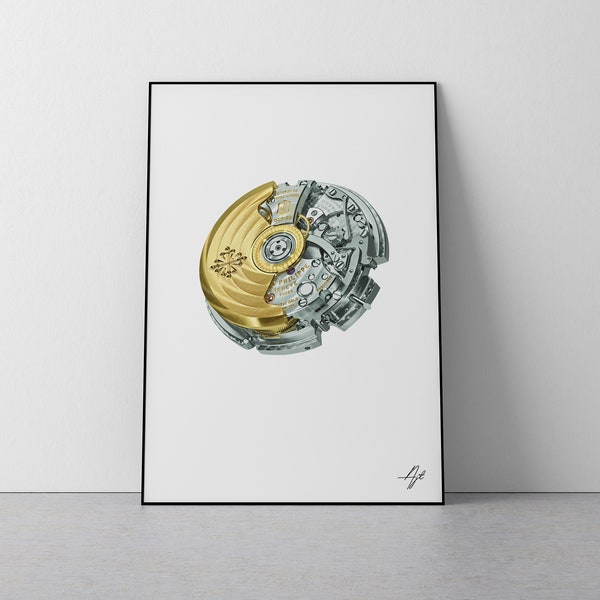 Patek Philippe Watch Movement Wall Art/Poster/Print