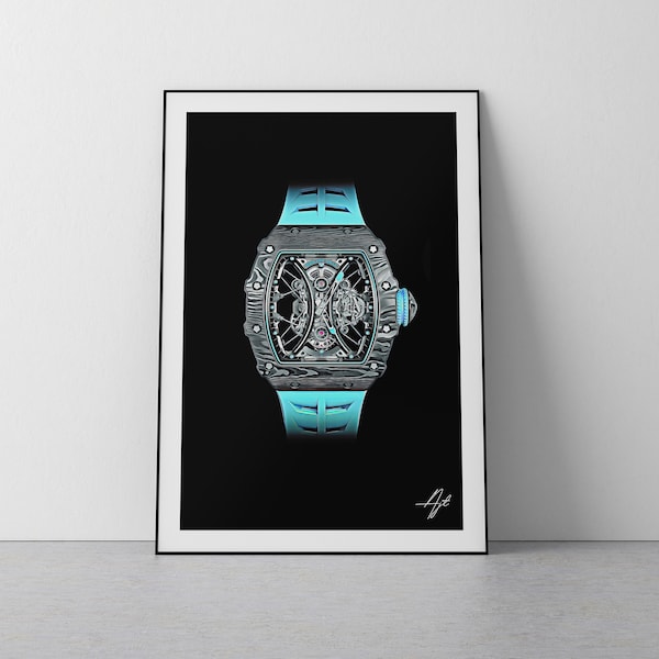 Richard Mille RM53 Guarda l'arte della parete / poster / stampa