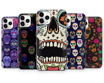 Skeleton Phone Case Spooky Cover for iPhone 15 11 14 12 13 XR XS X 7 8 Samsung S24 Ultra S23 FE S22 S21 S20 A15 A14 A54 A25 Pixel 8 7 Pro